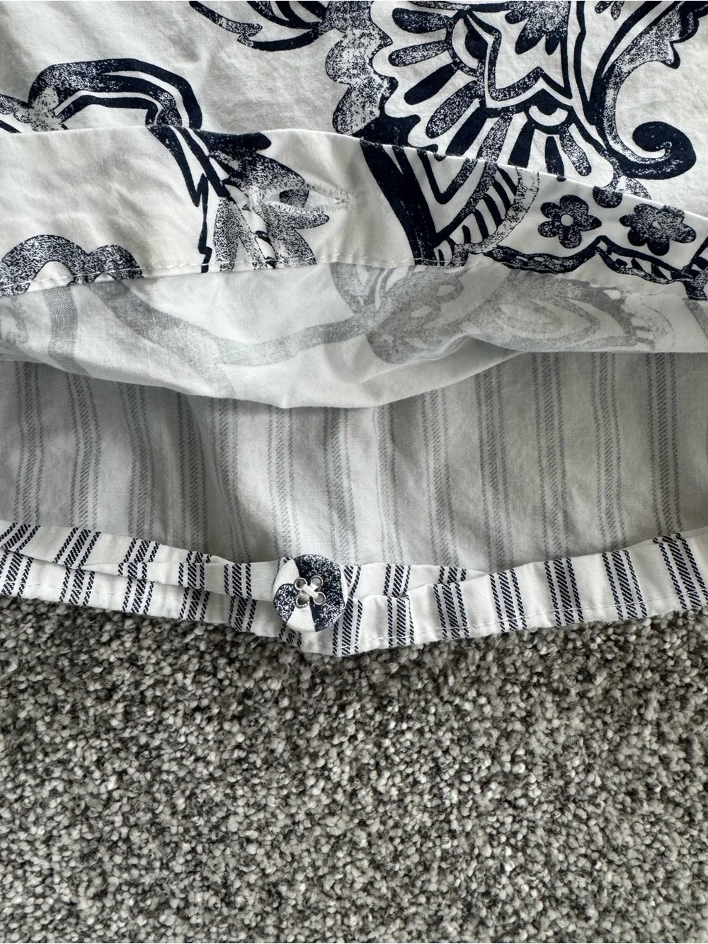IKEA Blue and White Twin Size Duvet Covers